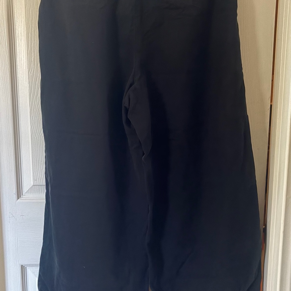 Madewell Black High-Rise Wide Leg Pants
